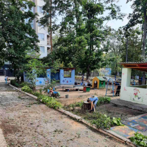 Aducerea în ordine a teritoriilor școlilor și grădinițelor, care au fost afectate de furtună