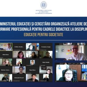 Ministerul Educației și Cercetării organizează ateliere de formare profesională pentru cadrele didactice la disciplina „Educație pentru societate”