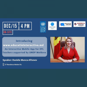 Invităm profesorii de limbă engleză la un workshop super interactiv