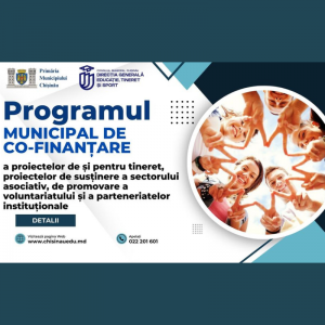Lansarea Programului Municipal de Co-finanțare a Proiectelor pentru tineret